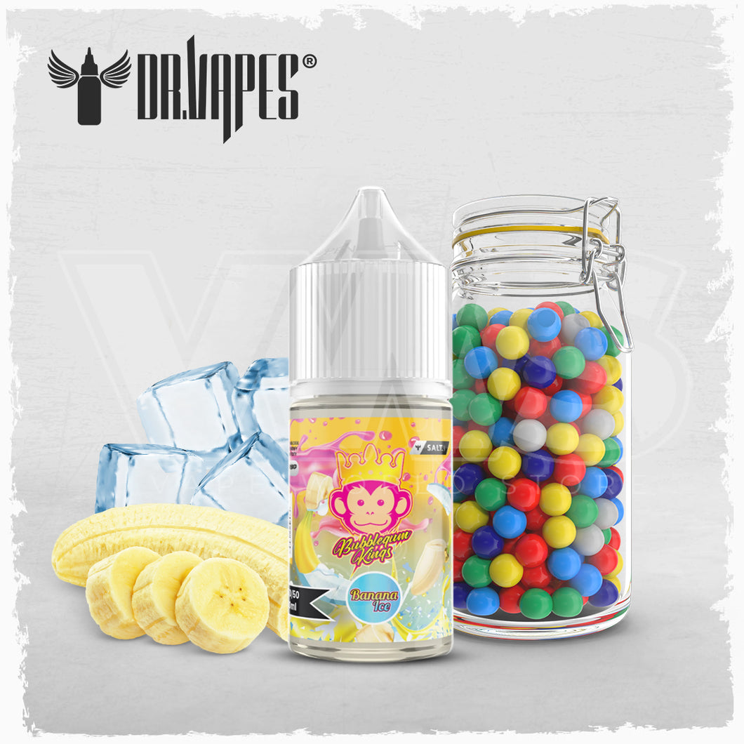 Dr Vapes - Bubble Gum Kings Banana Ice Salt Nic