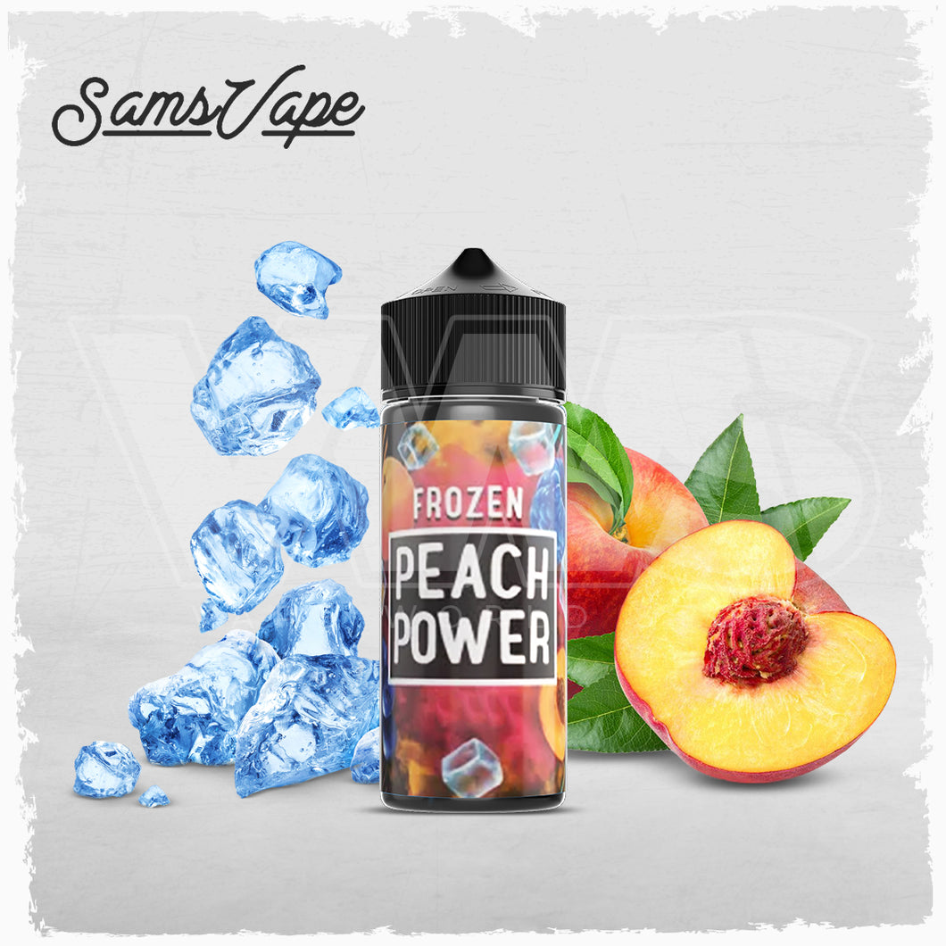 Sams Vape - Frozen Peach Power High Nic 120ml